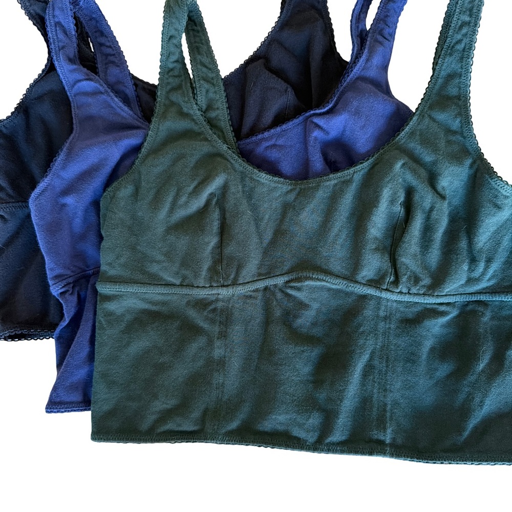 Aerie Sports Bras - Navy, Black and Forest Green
